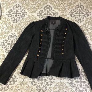 Dark jean color blazer